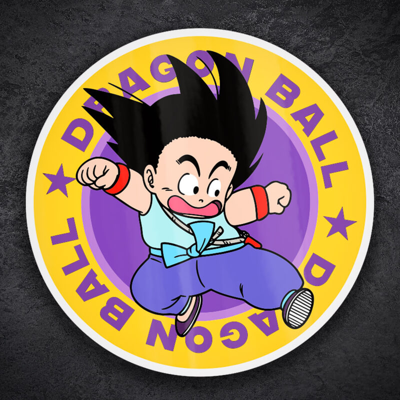 Pegatinas: Dragon Ball Goku Niño