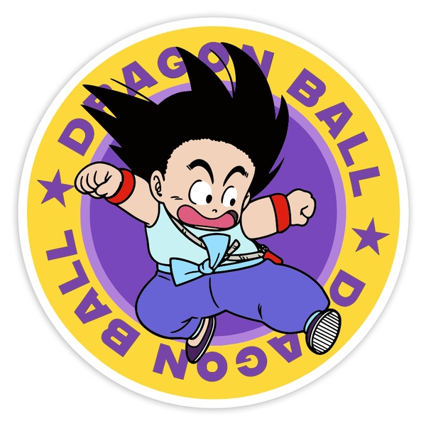 Pegatinas: Dragon Ball Goku Niño