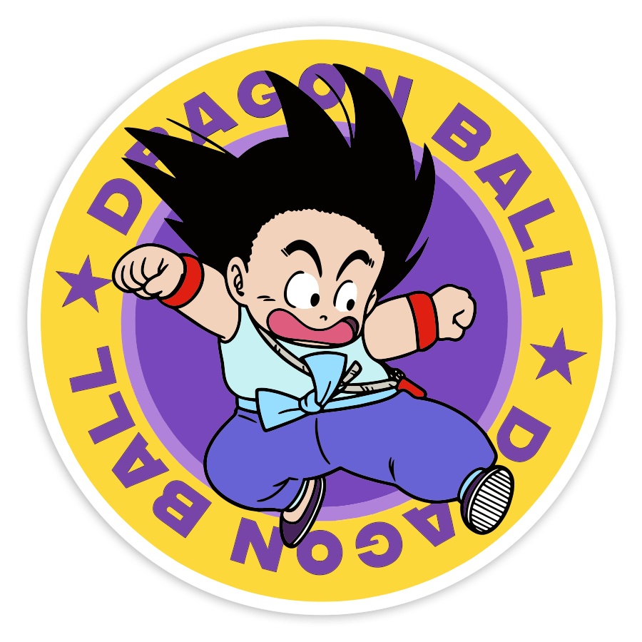 Pegatinas: Dragon Ball Goku Niño