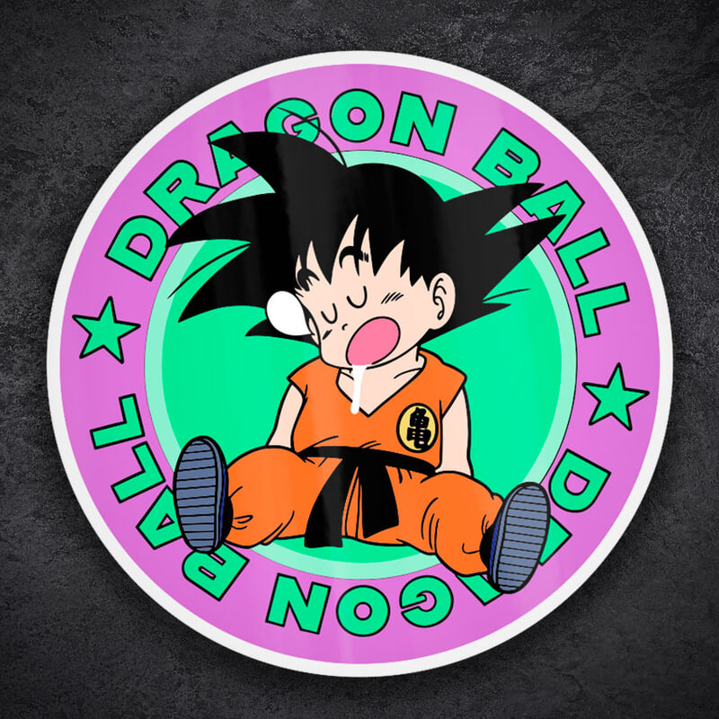 Pegatinas: Dragon Ball Goku Dormido