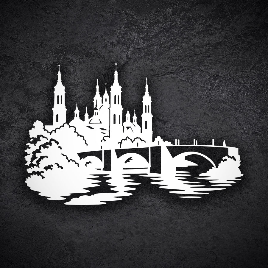Pegatinas: Basílica del Pilar de Zaragoza