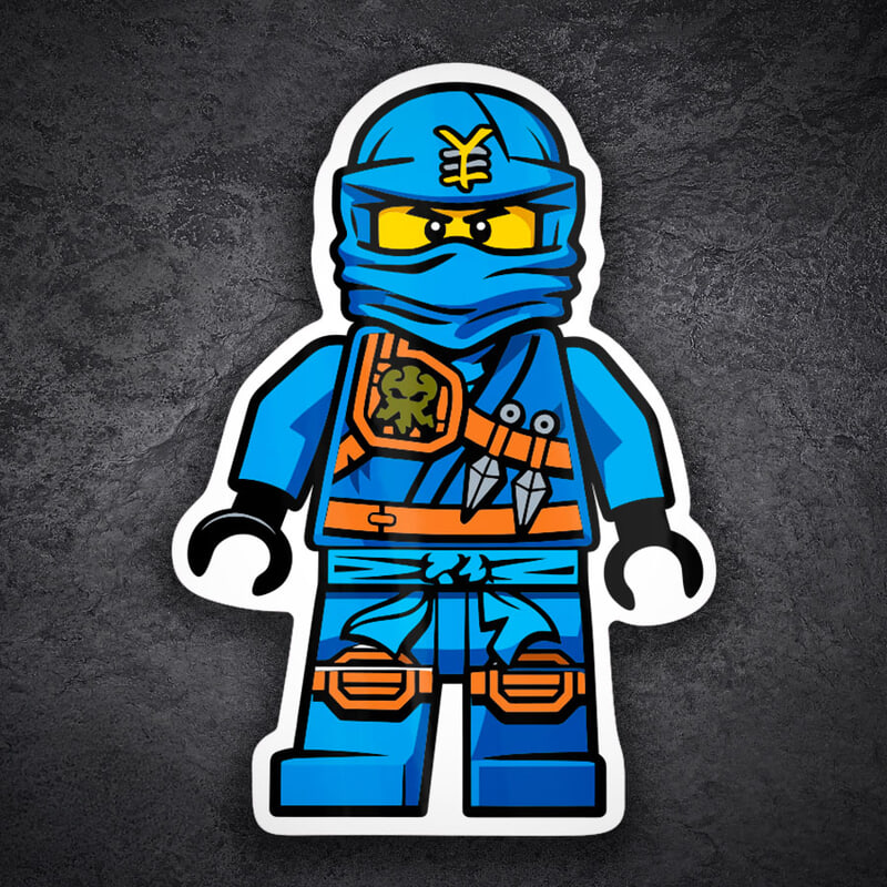 Pegatinas: Lego Ninjago Jay