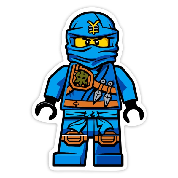 Pegatinas: Lego Ninjago Jay