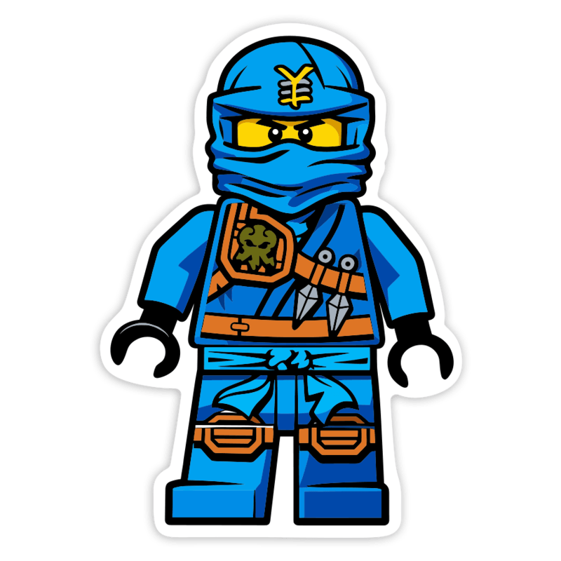 Pegatinas: Lego Ninjago Jay