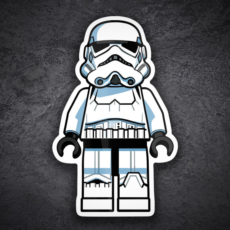 Pegatinas: Lego Star Wars Soldado Imperial