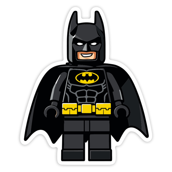 Pegatinas: Lego DC Batman Negro