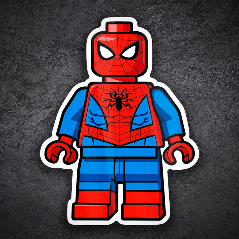 Pegatinas: Lego Marvel Spider-Man