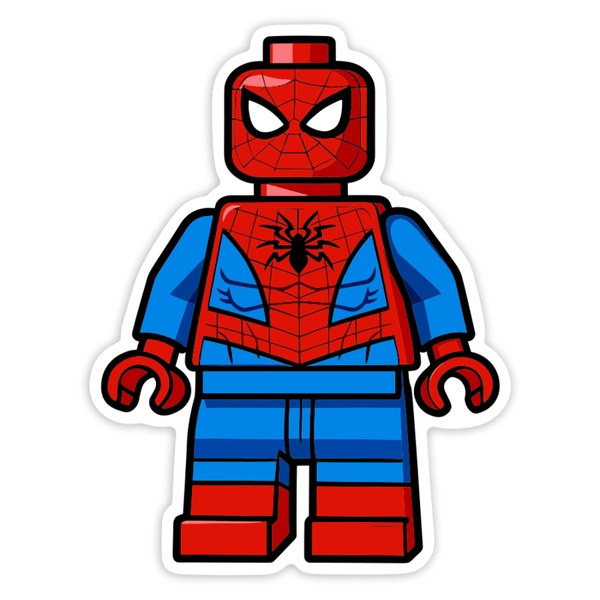 Pegatinas: Lego Marvel Spider-Man
