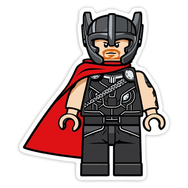 Pegatinas: Lego Marvel Thor
