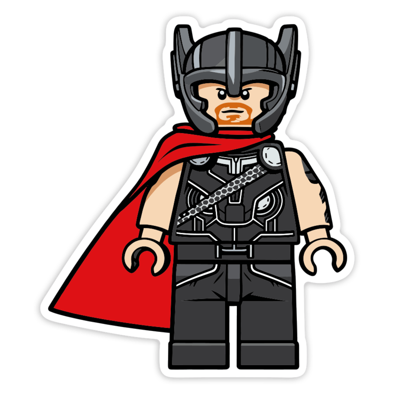 Pegatinas: Lego Marvel Thor