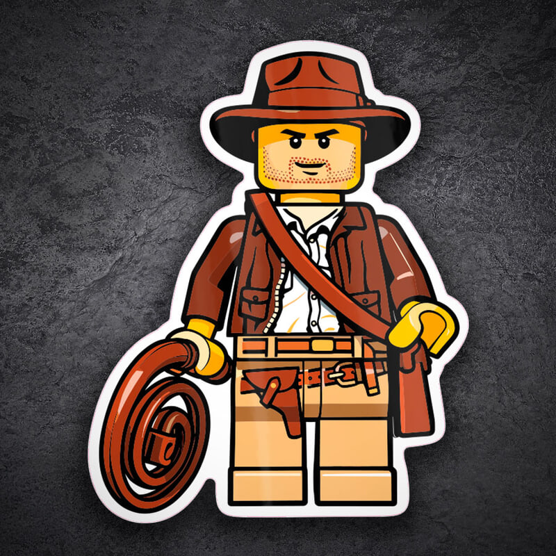Pegatinas: Lego Indiana Jones