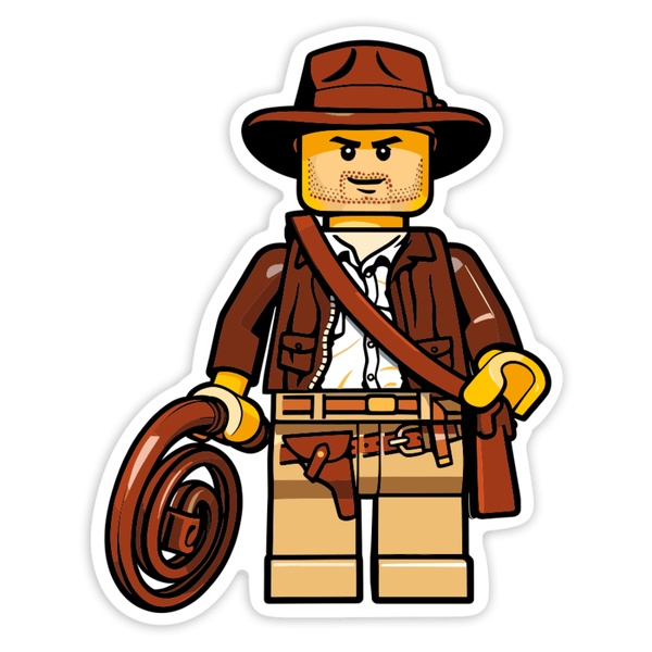 Pegatinas: Lego Indiana Jones