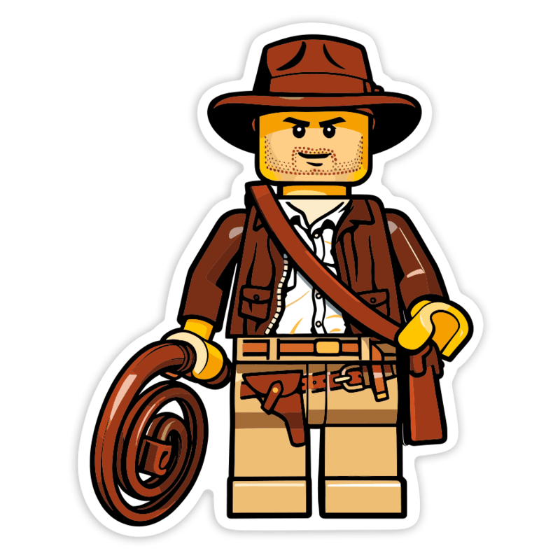 Pegatinas: Lego Indiana Jones