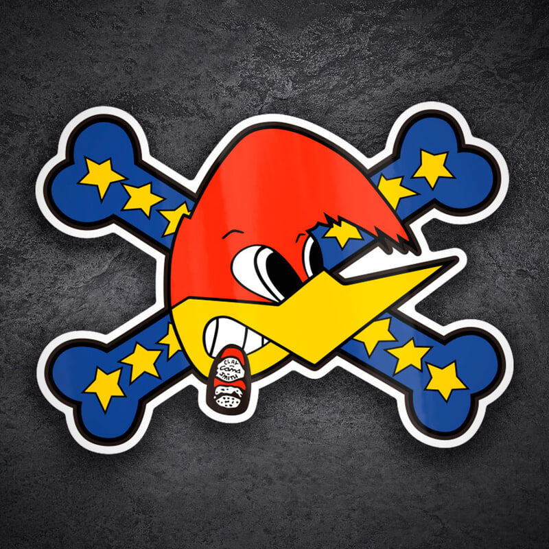 Pegatinas: Mr. Horsepower Clay Smith Cams Loquillo