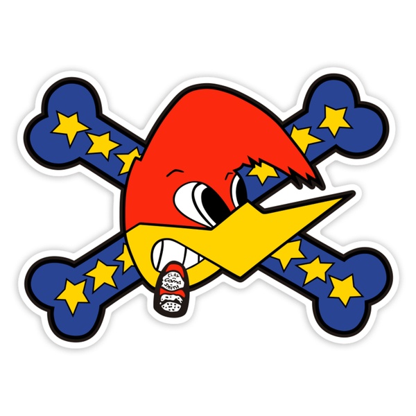 Pegatinas: Mr. Horsepower Clay Smith Cams Loquillo