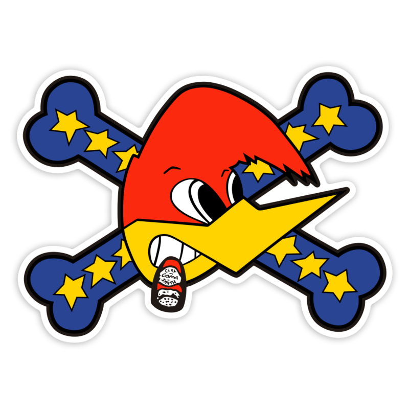 Pegatinas: Mr. Horsepower Clay Smith Cams Loquillo