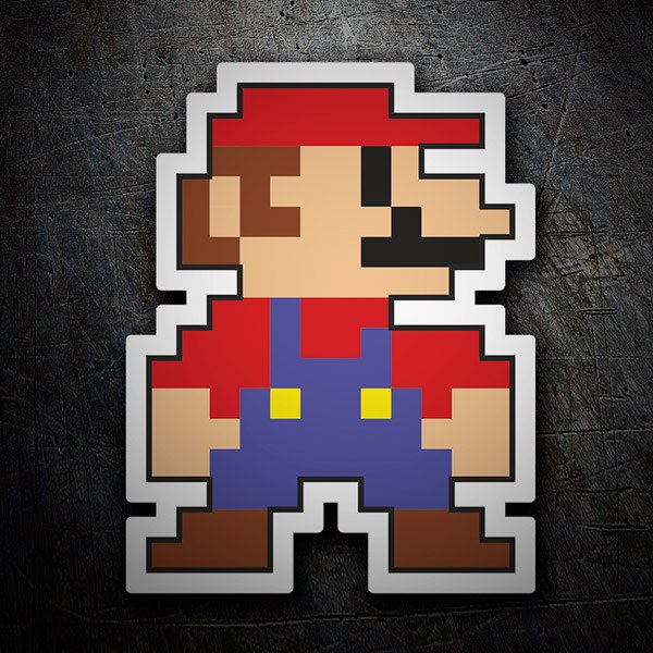 Pegatinas: Mario Bros Pixel 1