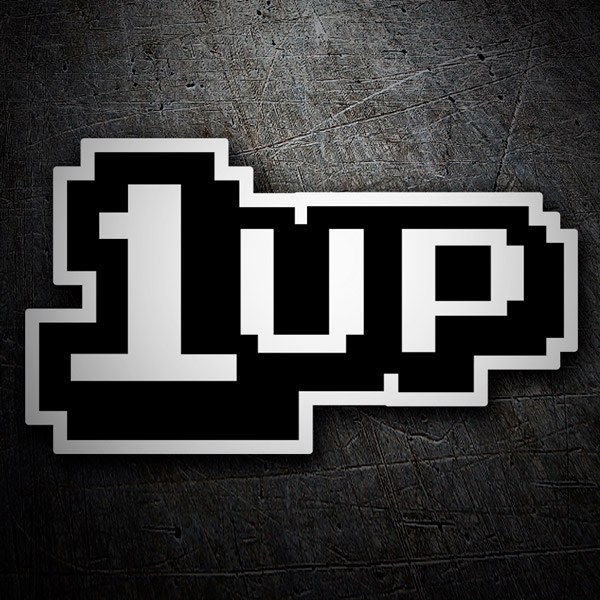 Pegatinas: 1up Vida extra