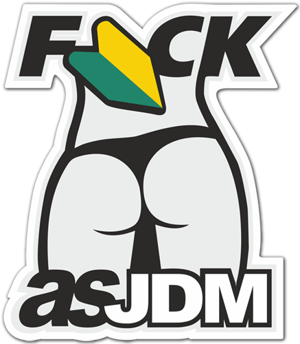Pegatinas: Fuck as JDM 0