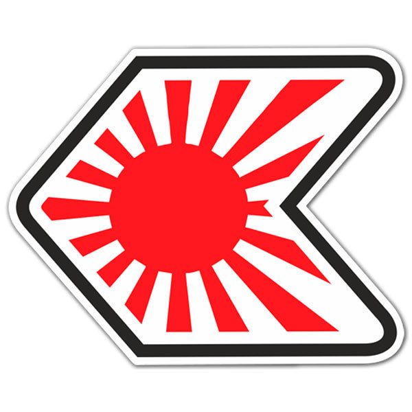 Pegatinas: Símbolo JDM Japón Sol naciente