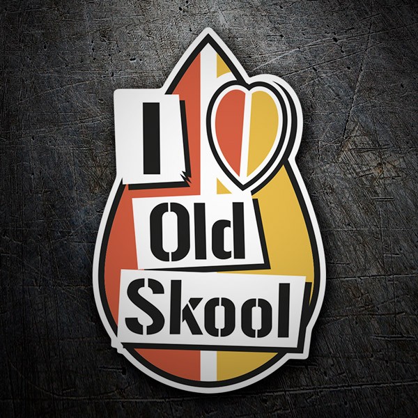Pegatinas: JDM I Love Old Skool