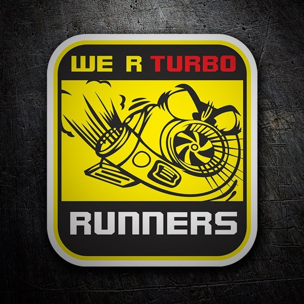 Pegatinas: We are Turbo Runners