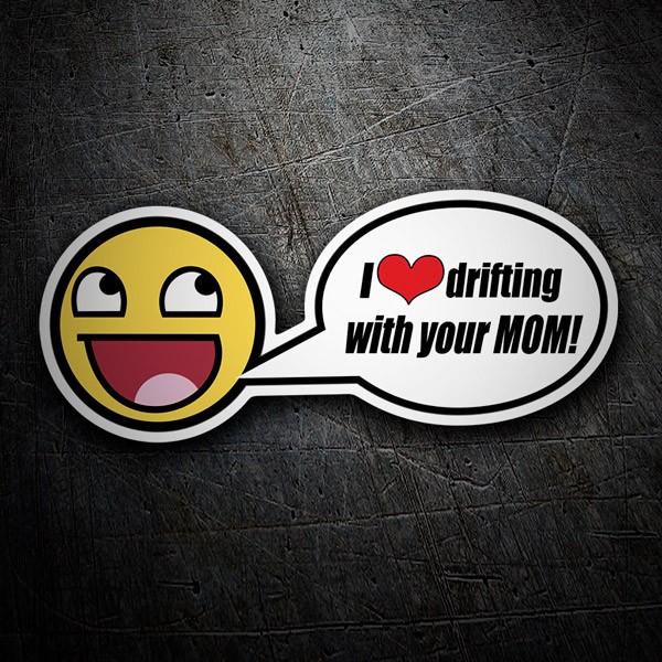 Pegatinas: Drifting with your mom 1
