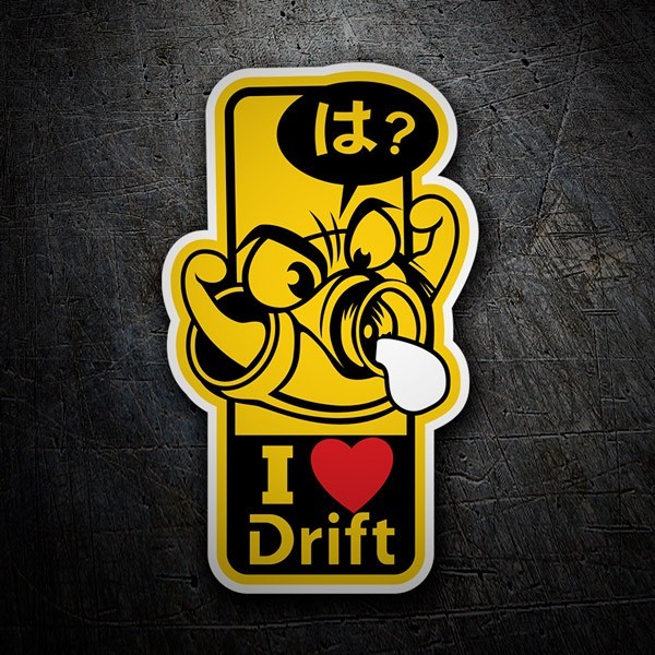 Pegatinas: I love Drift