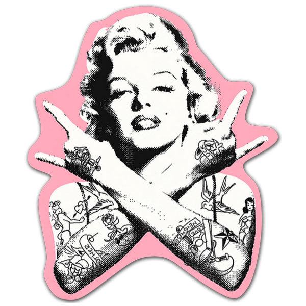 Pegatinas: Marilyn Monroe Punk