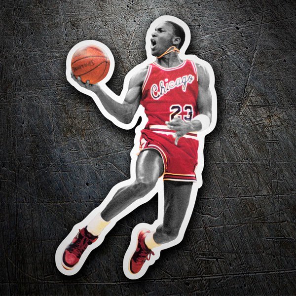 Pegatinas: Michael Jordan (Chicago Bulls) 1