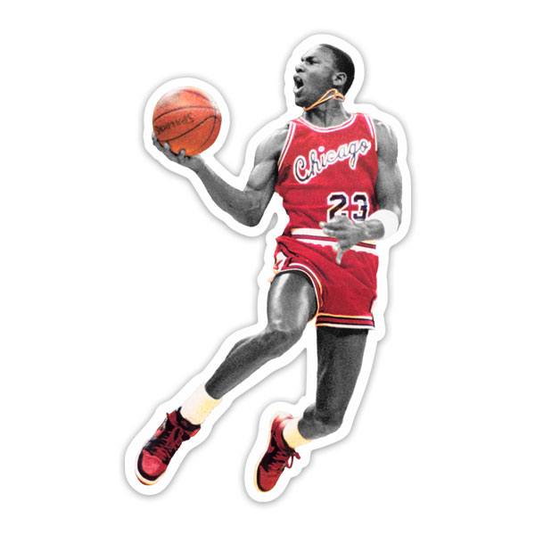 Pegatinas: Michael Jordan (Chicago Bulls)