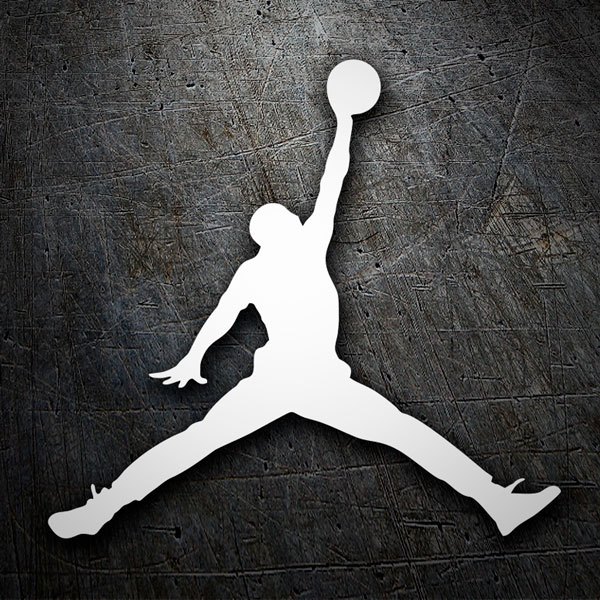 Pegatinas: Silueta Air Jordan (Nike)
