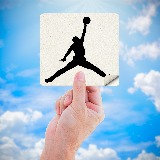 Pegatinas: Silueta Air Jordan (Nike) 4