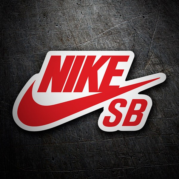 Pegatinas: Logotipo Nike SB con Swoosh