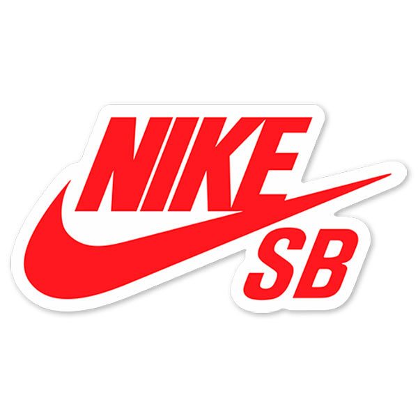 Pegatinas: Logotipo Nike SB con Swoosh