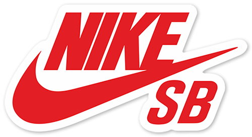 Pegatinas: Logotipo Nike SB con Swoosh