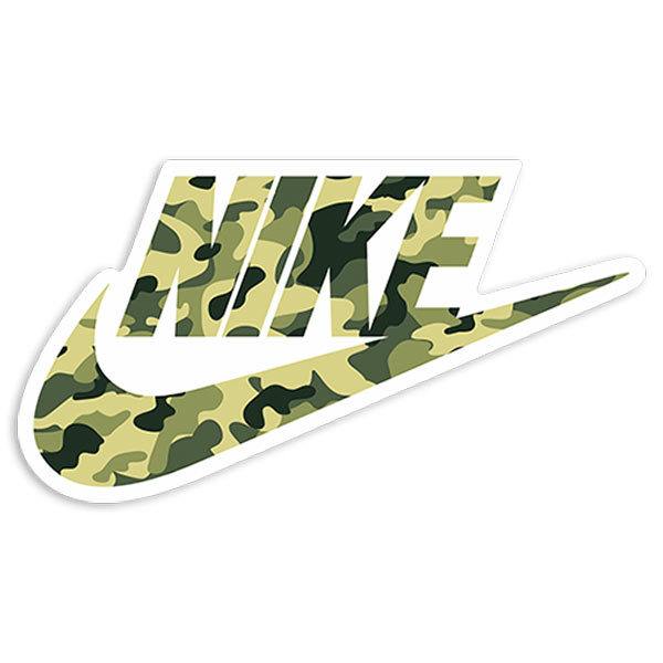 puñetazo caos sello Pegatina Nike Camuflaje | TeleAdhesivo.com