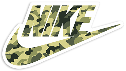 Pegatinas: Nike Camuflaje