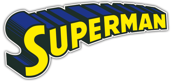 Pegatinas: Superman Logo