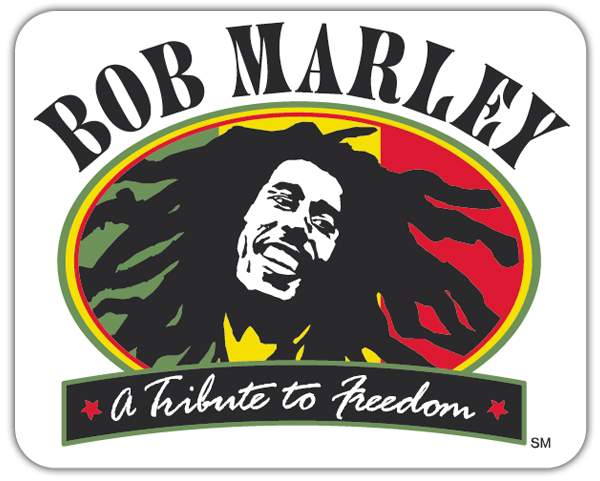 Pegatinas: Bob Marley Freedom