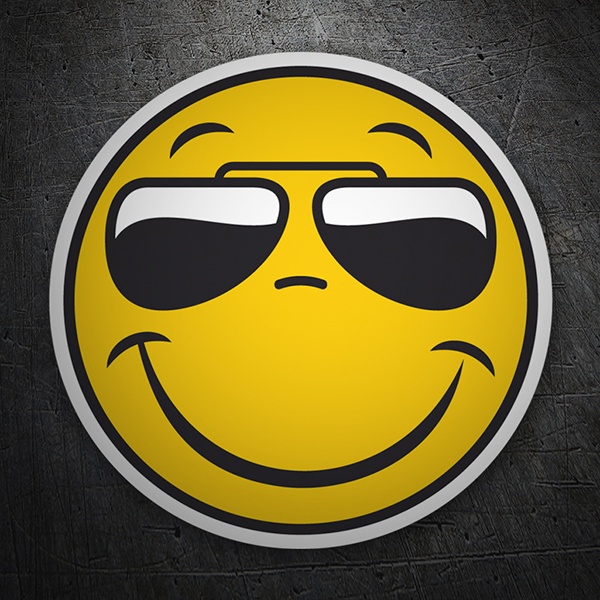 Pegatinas: Smile Sunglasses