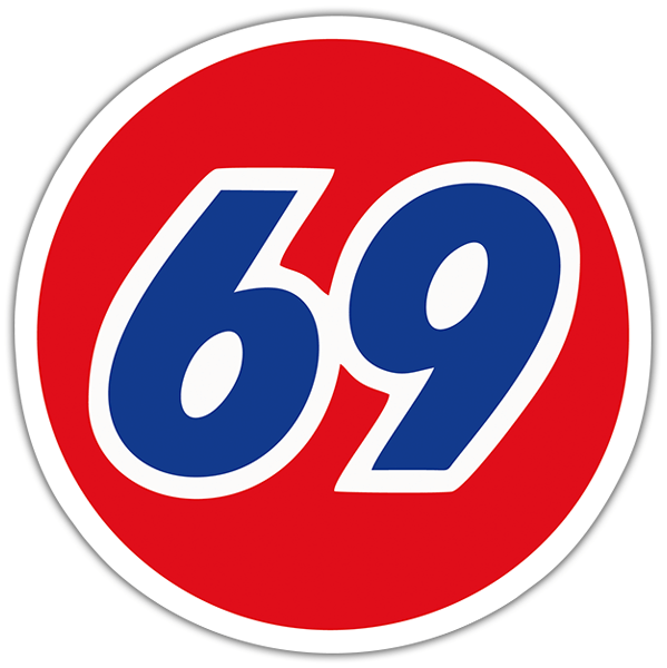 Pegatinas: 69 (parodia gasolinera) 0