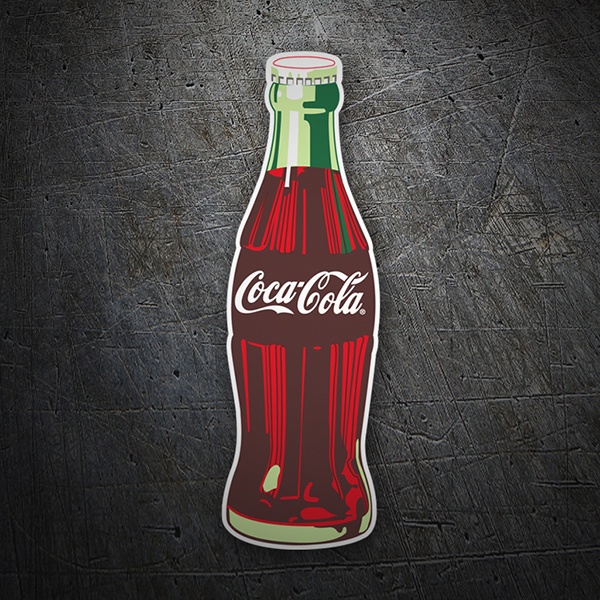 Pegatinas: Botella Coca Cola 1