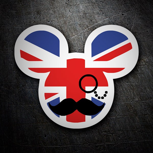 Pegatinas: Great Britain Mickey Mouse