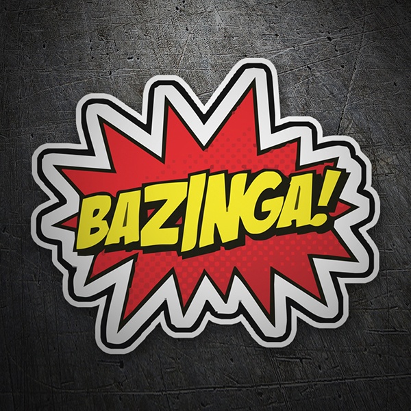 Pegatinas: Bazinga, Sheldon Cooper