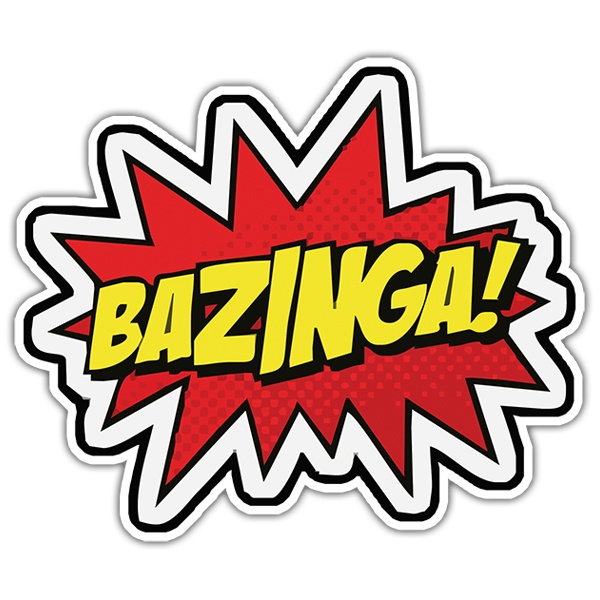 Pegatinas: Bazinga, Sheldon Cooper