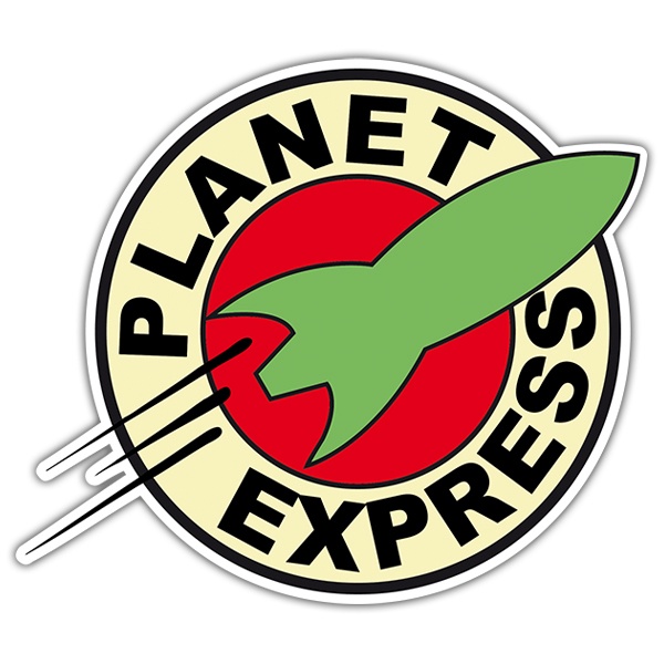 Pegatinas: Futurama Planet express