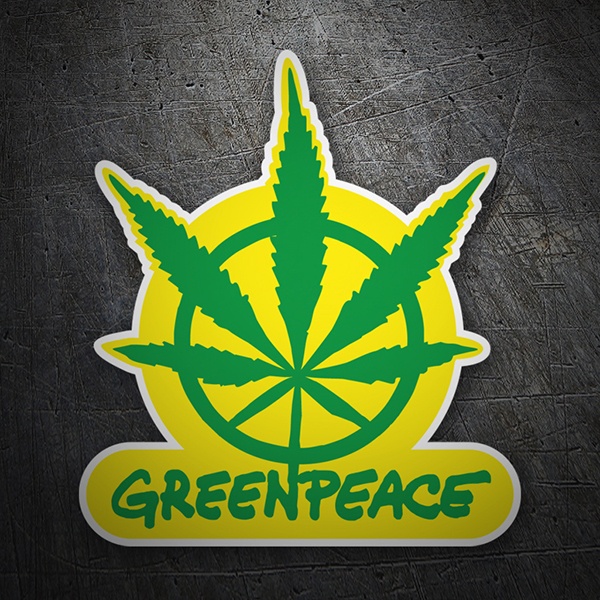 Pegatinas: Greenpeace Marihuana