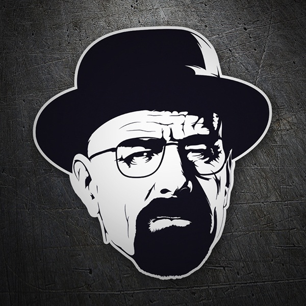 Pegatinas: Walter White con Sombrero