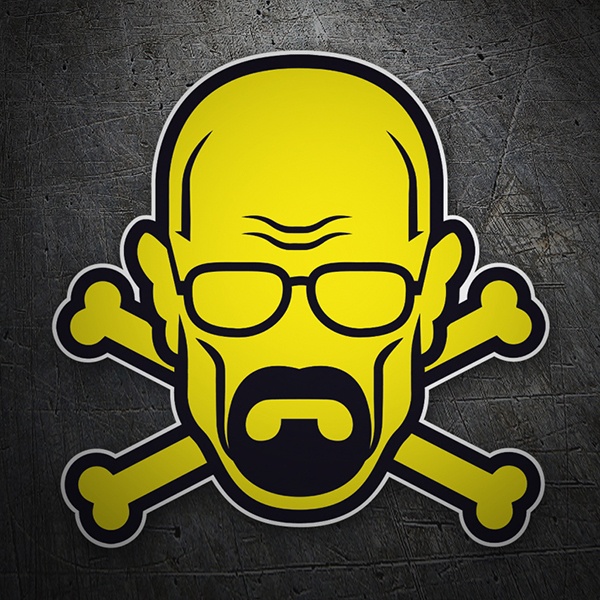 Pegatinas: Calavera Breaking Bad Pirata